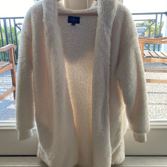 American Eagle Sherpa Cardigan 